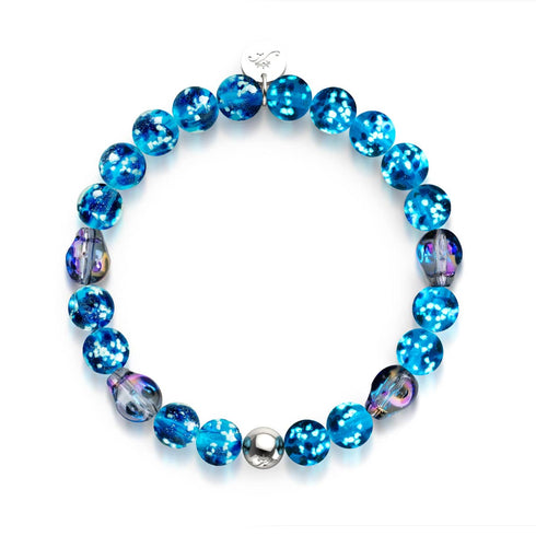 Into the Blue Moon | Firefly Glass Bracelet